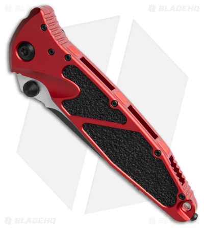 Microtech Socom Elite T/E Manual Knife Red Aluminum (4" Black) 161-1RD
