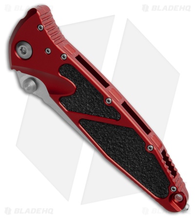 Microtech Socom Elite T/E Manual Knife Red Aluminum (4" SW Serr) 161-11RD