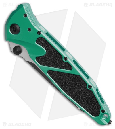 Microtech Socom Elite T/E Manual Knife Turquoise (4" Black Full Serr) 161-3TQ