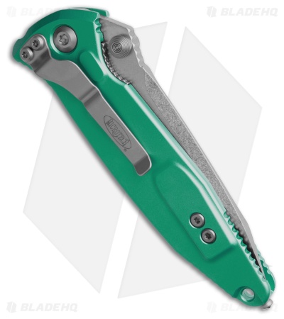 Microtech Socom Elite T/E Manual Knife Turquoise Aluminum (4" SW) 161-10TQ