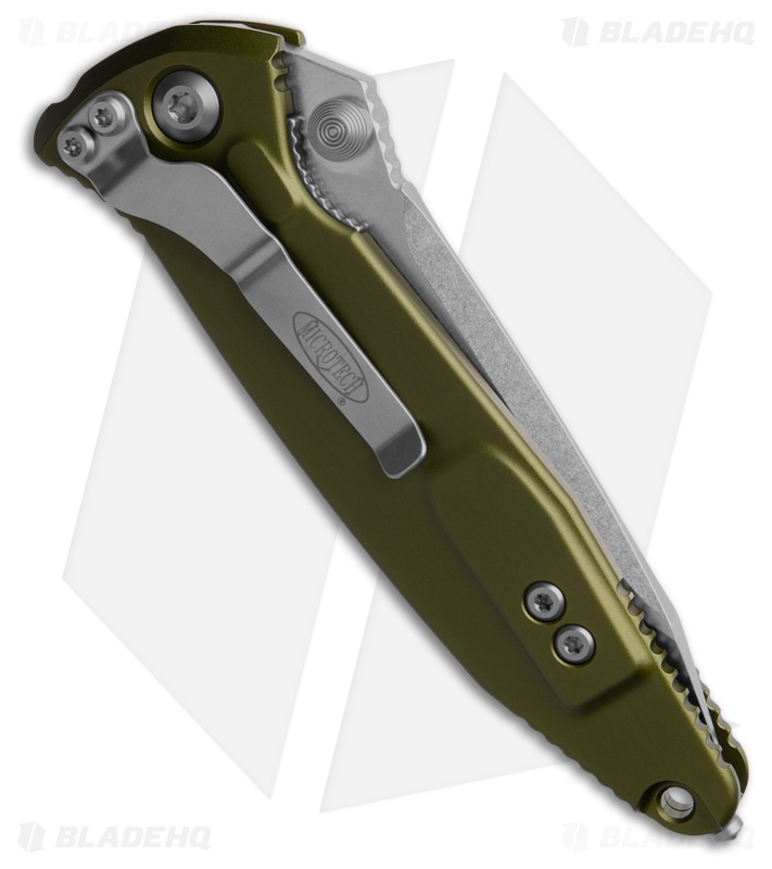 Microtech Socom Elite | Tanto Manual Knife | OD Green + SW Serrated