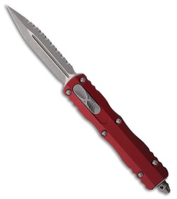 Microtech Dirac D/E OTF Knife Merlot Al (2.9" Apocalptic Full Serr)