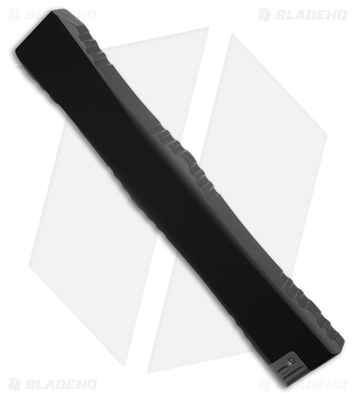 Marfione Select Nemesis IV OTF Automatic Knife Black Alloy (4.4" Stonewash)
