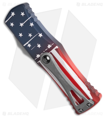Microtech Hera D/E SS Automatic Knife Flag (3" Apocalyptic)
