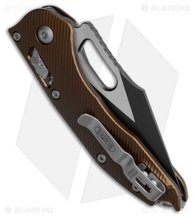 Microtech Stitch Ram-Lok Knife Tan Aluminum (3.7" Black)