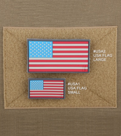 American Flag PVC Patch (2 x 1)