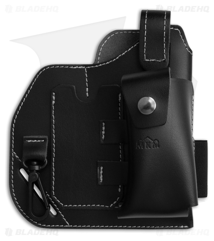 MKM-Maniago Knife Makers Leather EDC Belt Organizer - Black