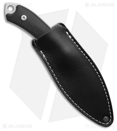 MKM Pocket Tango 4 Fixed Blade Knife Black G-10 (2.91" Satin Elmax)