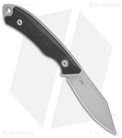 MKM Pocket Tango 4 Fixed Blade Knife Carbon Fiber (2.91" Satin Elmax)