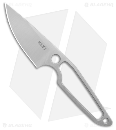 MKM Makro 1 Fixed Blade Knife Skeletonized + Green Paracord (2.87" Satin)