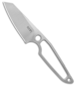 MKM Makro 2 Fixed Blade Knife Skeletonized + Black Paracord (2.87" Satin)