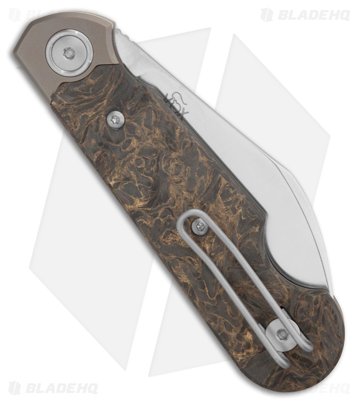 MKM Jaques Knife Dark Matter/Gold CF MagnaCut Satin