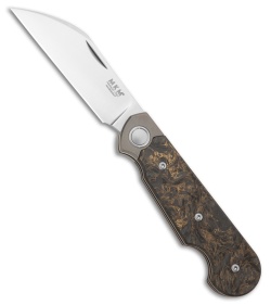 MKM Jaques MagnaCut Slip Joint Knife Dark Matter Gold CF/Ti Bolster (2.5" Satin)