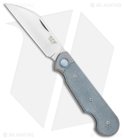 MKM Jaques Knife Denim Canvas Micarta MagnaCut Satin