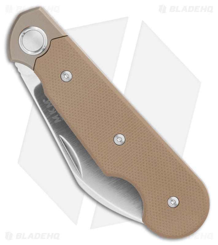 MKM Jaques Knife Earth Brown G-10 MagnaCut Satin
