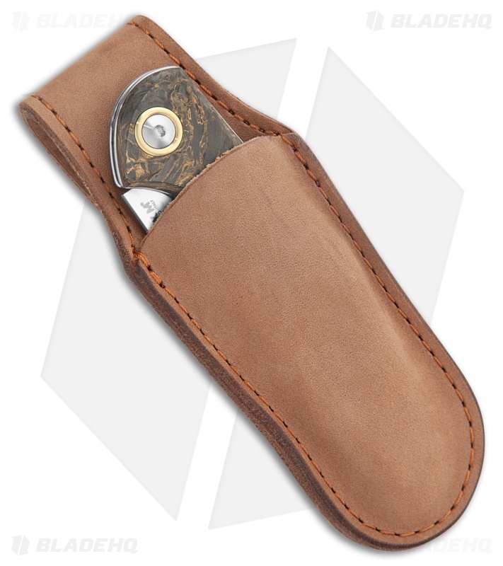MKM Burnley Fara Slip Joint Folding Knife Dark Matter Gold CF (3" Satin)