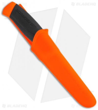 Morakniv Companion F with Black/Orange Handle (4" Satin)