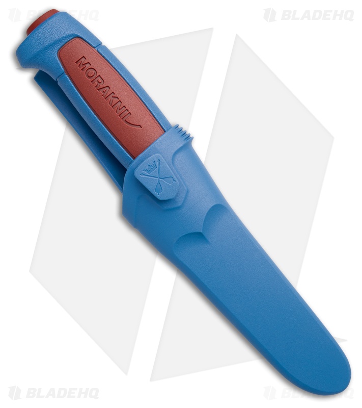 Morakniv Basic 546 Fixed Blade Knife Dala Red/Siljan Blue (3.5" Satin)