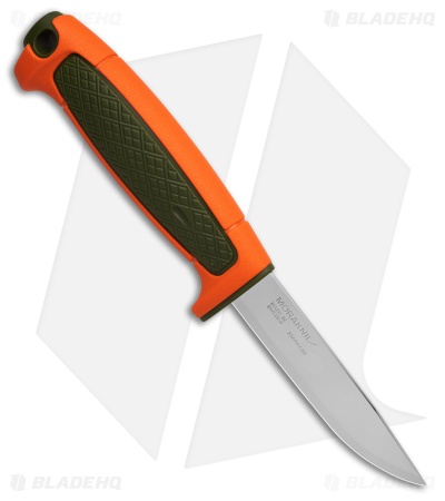 Morakniv Risberg Fixed Blade Knife Orange/Green Polymer (3.5" Satin)
