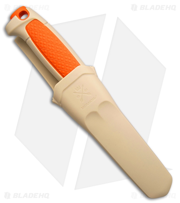 Morakniv Risberg Fixed Blade Knife White/Orange Polymer (3.5" Satin)