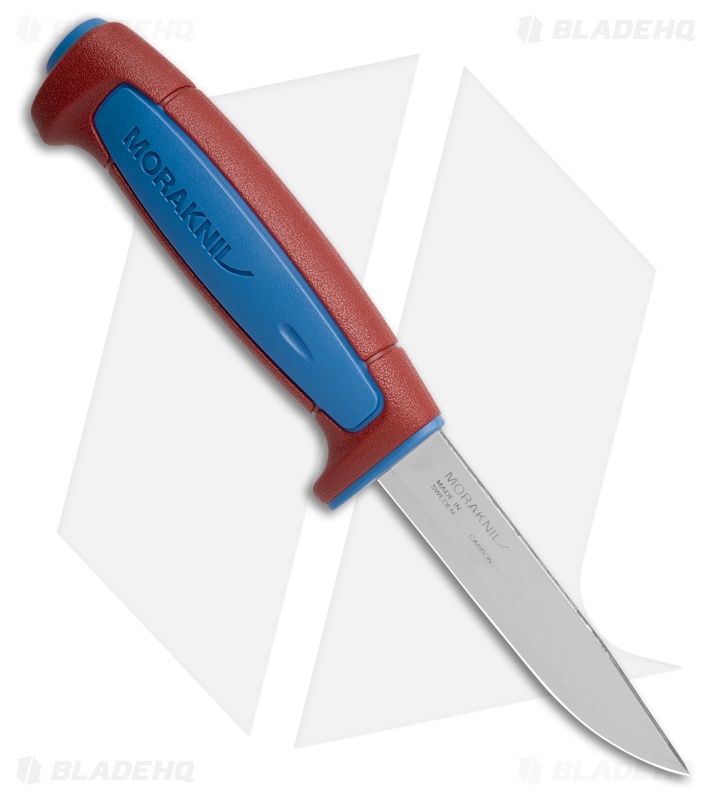 Morakniv Basic 511 Fixed Blade Knife Dala Red/Siljan Blue (3.5" Satin)