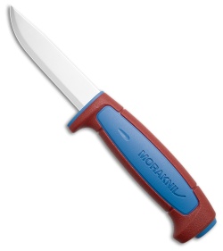 Morakniv Basic 511 Fixed Blade Knife Dala Red/Siljan Blue (3.5" Satin)