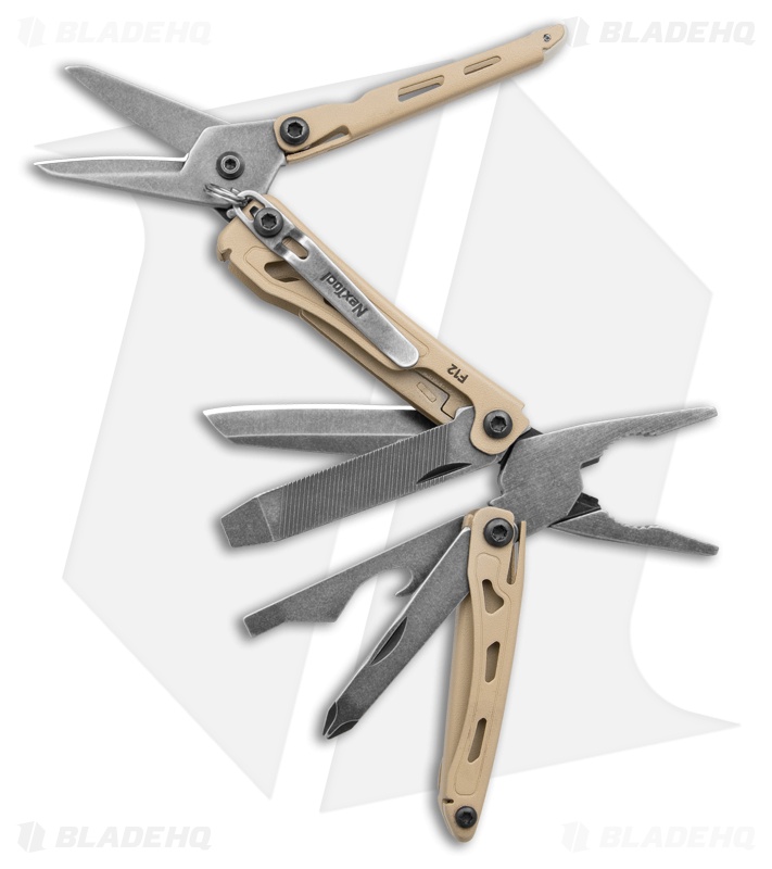 NexTool Mini Flagship Multi-Tool Tan Stainless Steel (15-in-1) NE20410F