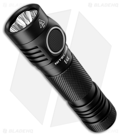 Nitecore E4K Compact EDC Flashlight Black Aluminum (4400 Lumens)
