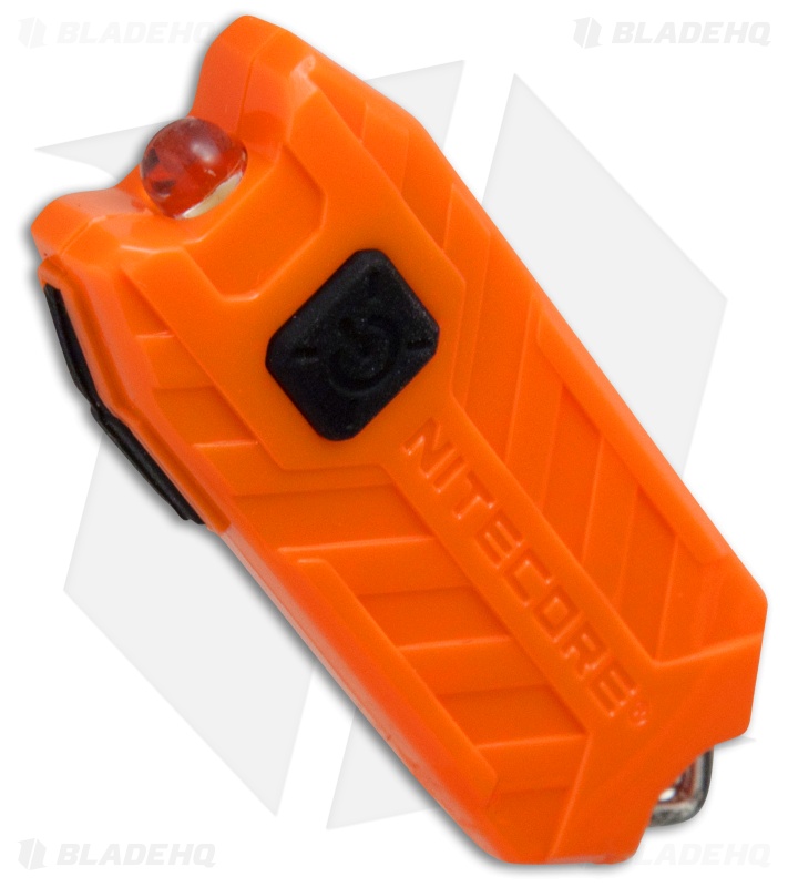 Nitecore TUBE Orange Tiny USB Rechargeable Keychain Light (45 Lumens