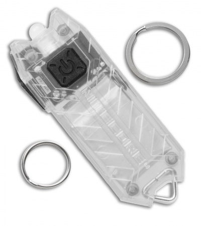 Nitecore TUBE Clear Tiny USB Rechargeable Keychain Light (45 Lumens)