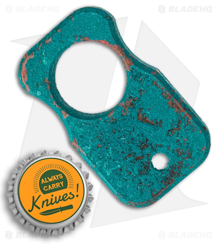 North Shore Kustoms NSK Equalizer Knuck Bottle Opener - Copper Patina