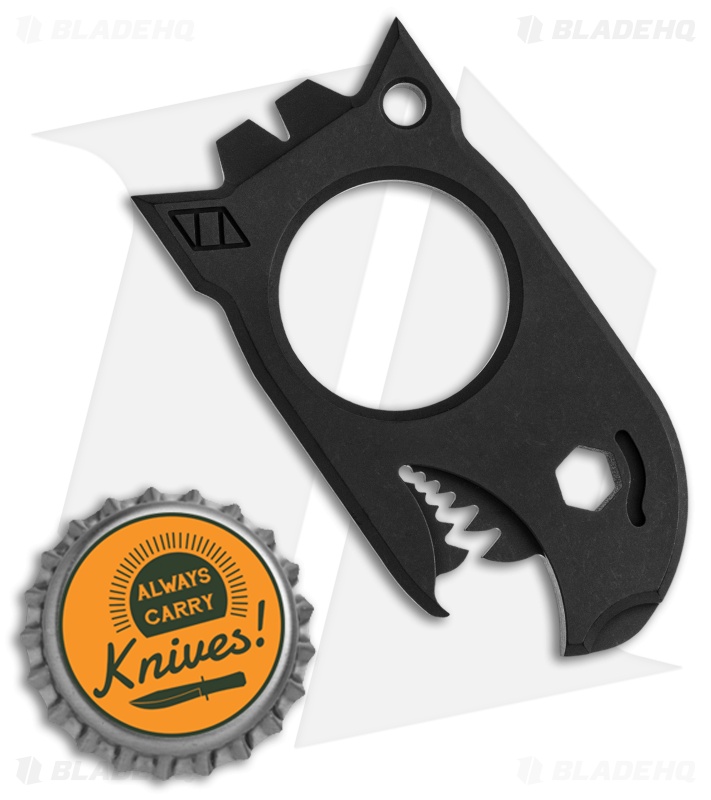 NotoriousEDC Beer Bomb Bottle Opener Titanium - Black PVD