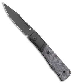 NotoriousEDC Kingpin Slip Joint Knife Black Micarta (2.8" Black)