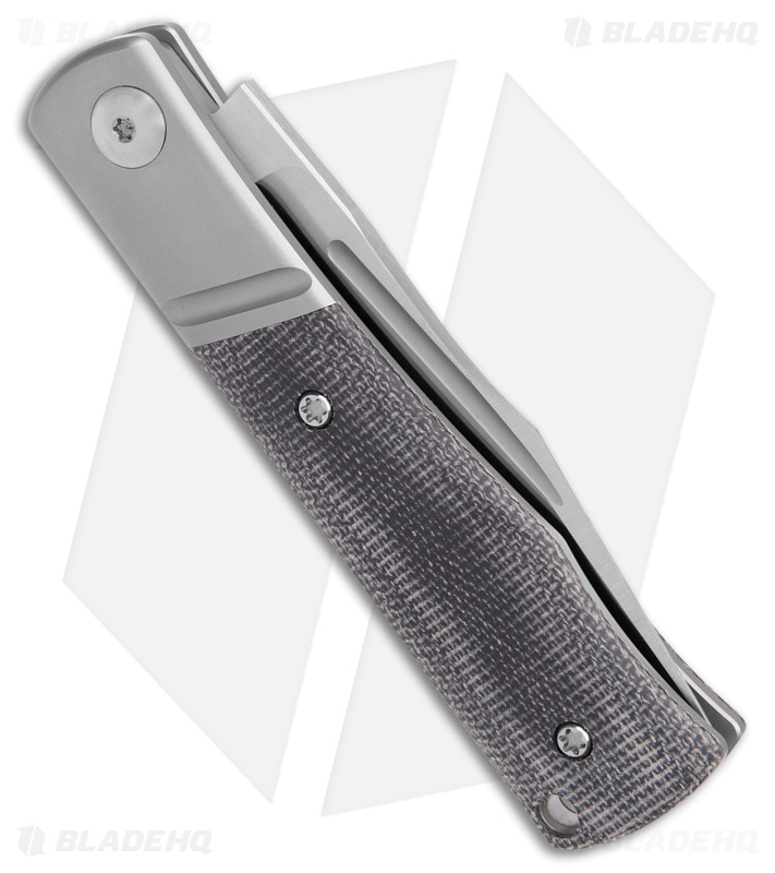 NotoriousEDC Kingpin Slip Black Micarta (Satin) - Blade HQ