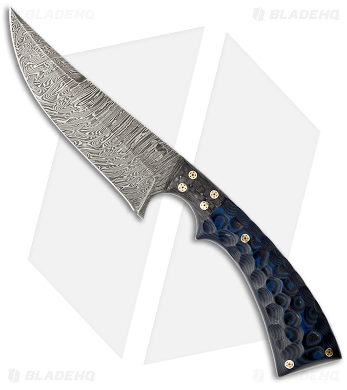 Olamic Cutlery Nero Knife G10/Carbon Fiber (4.5" Damascus) 0934