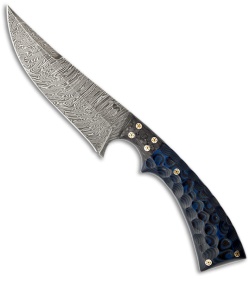 Olamic Cutlery Nero Knife G10/Carbon Fiber (4.5" Damascus) 0934