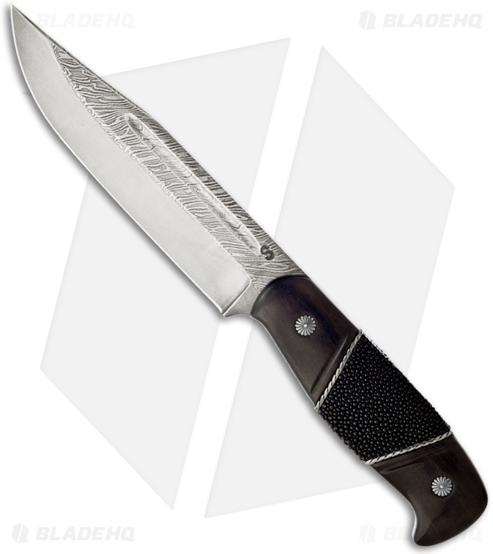 Olamic Cutlery Voykar Elite Knife Ebony & Rayskin (5.75" Plain) 0962