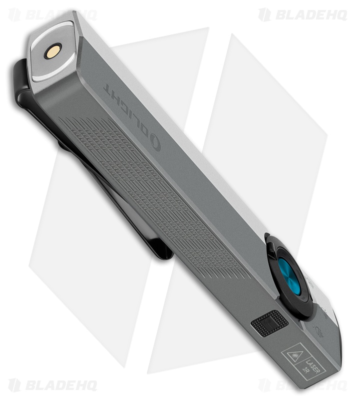 Olight ArkPro 3R Rechargeable Silver Graphite CW Flashlight (1,500 Lumens)