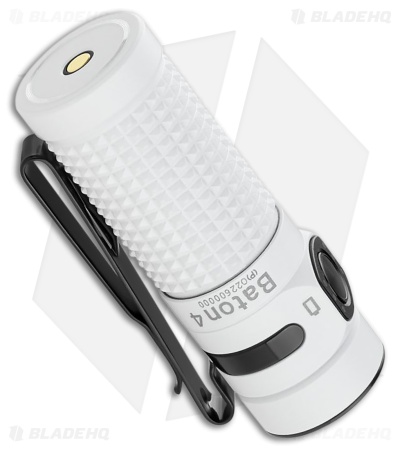 Olight Baton 4 Premium Edition Rechargeable Flashlight White (1300 Lumens WH)