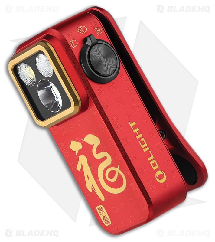 Olight Oclip Pro Clip Light Fortune Snake Aluminum (500 Lumens)
