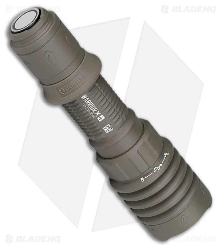Olight Warrior X 4 Flashlight FDE (2600 Lumens) - Blade HQ