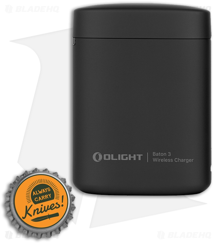 Olight Baton 3 Rechargeable Flashlight Black Blue Blade HQ