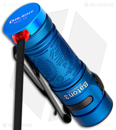 Olight Baton 3 Premium Edition Flashlight Summer Titanium (1200 Lumens)