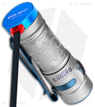 Olight Baton 3 Premium Edition Flashlight | Winter | Blade HQ