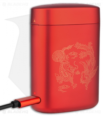 Olight Baton 3 Premium Edition Flashlight Red Dragon and Phoenix (1200 Lumens) 