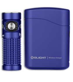 Olight Baton 4 Premium Edition Rechargeable Flashlight Regal Blue (1300 Lumens)