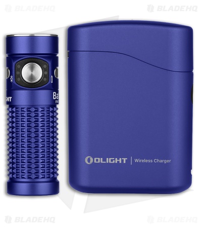 Olight Baton 4 Premium Edition Flashlight Regal Blue