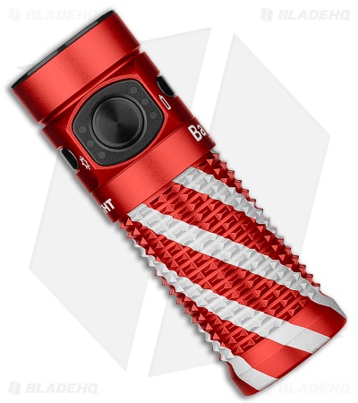 Olight Baton 4 Rechargeable EDC Flashlight Candy Cane (1300 Lumens)