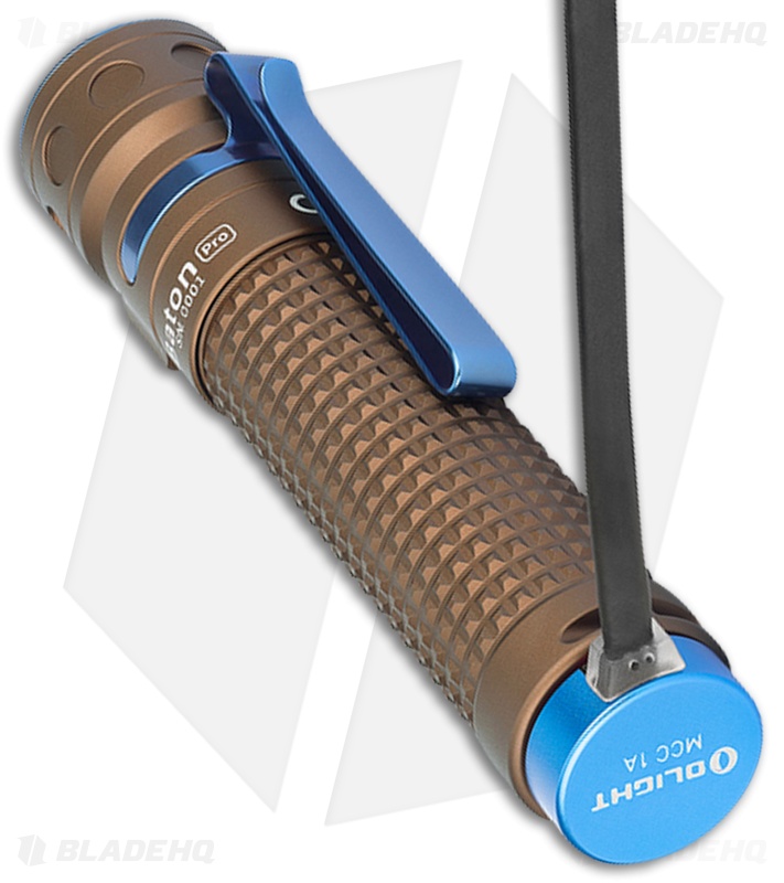 olight baton pro rechargeable led flashlight baton pro desert Olight Baton Pro Rechargeable EDC Flashlight Limited Desert Tan (2000  Lumens)