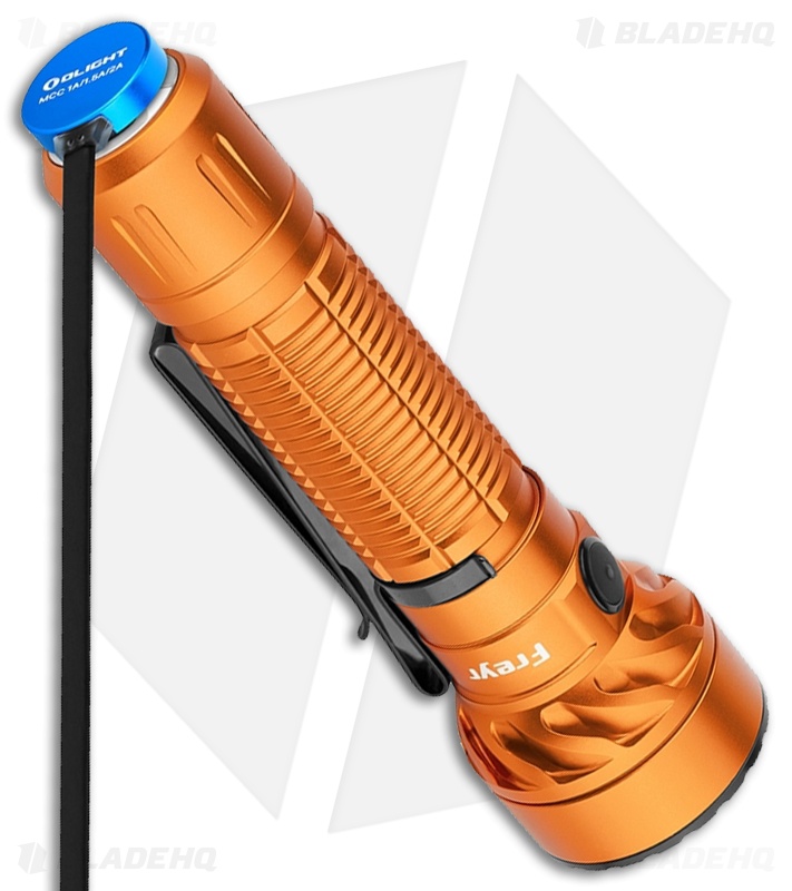Olight Freyr | Rechargeable Tactical Flashlight | Orange | Blade HQ